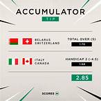 ice hockey accumulator bet